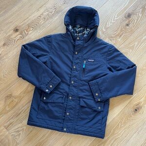 Patagonia Boy’s Blue Infurno Sherpa Lined Winter Coat